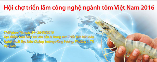 hội chợ triển lãm công nghệ ngành tôm vietshrimp 2016